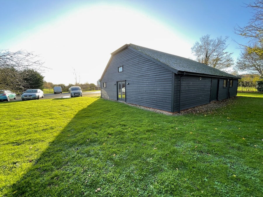 Brooklands Village Hall from rear right