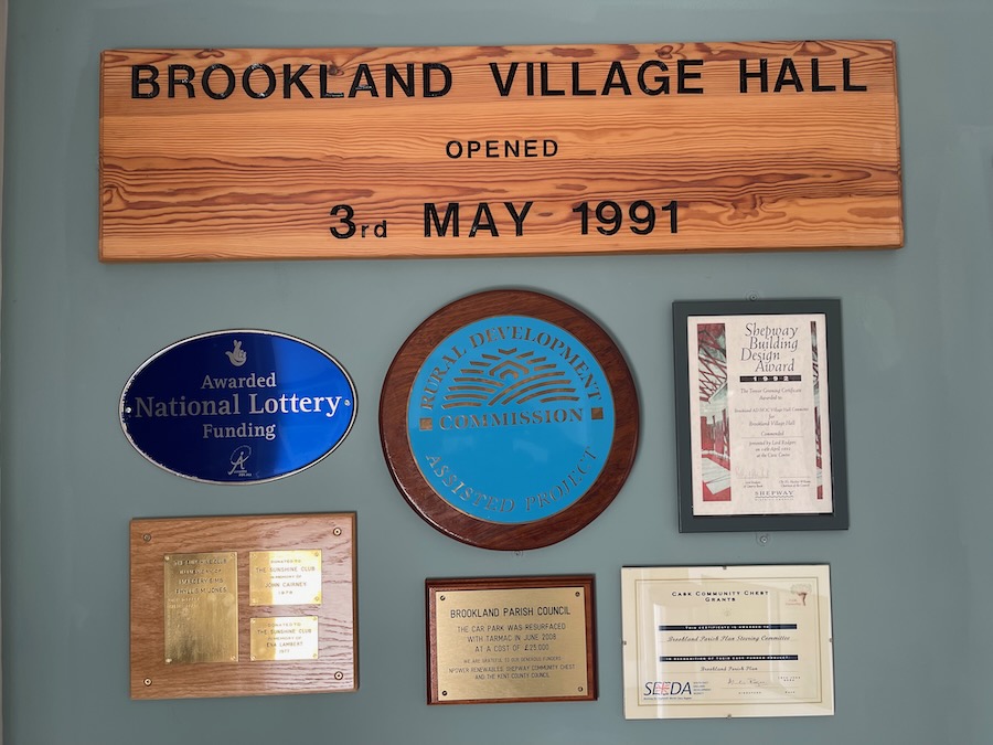 Brooklands Village Hall Plaques