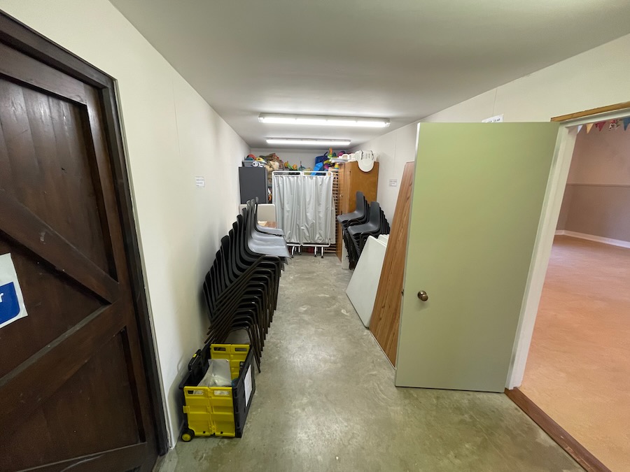 Brooklands Village Hall Storage Area