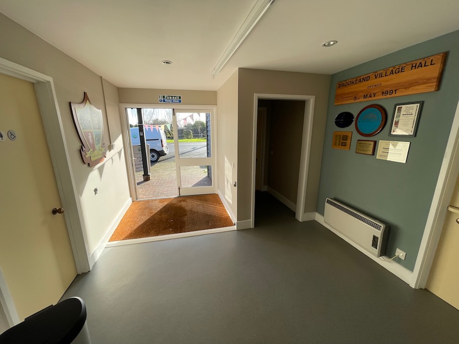 Brooklands Village Hall Entrance Lobby